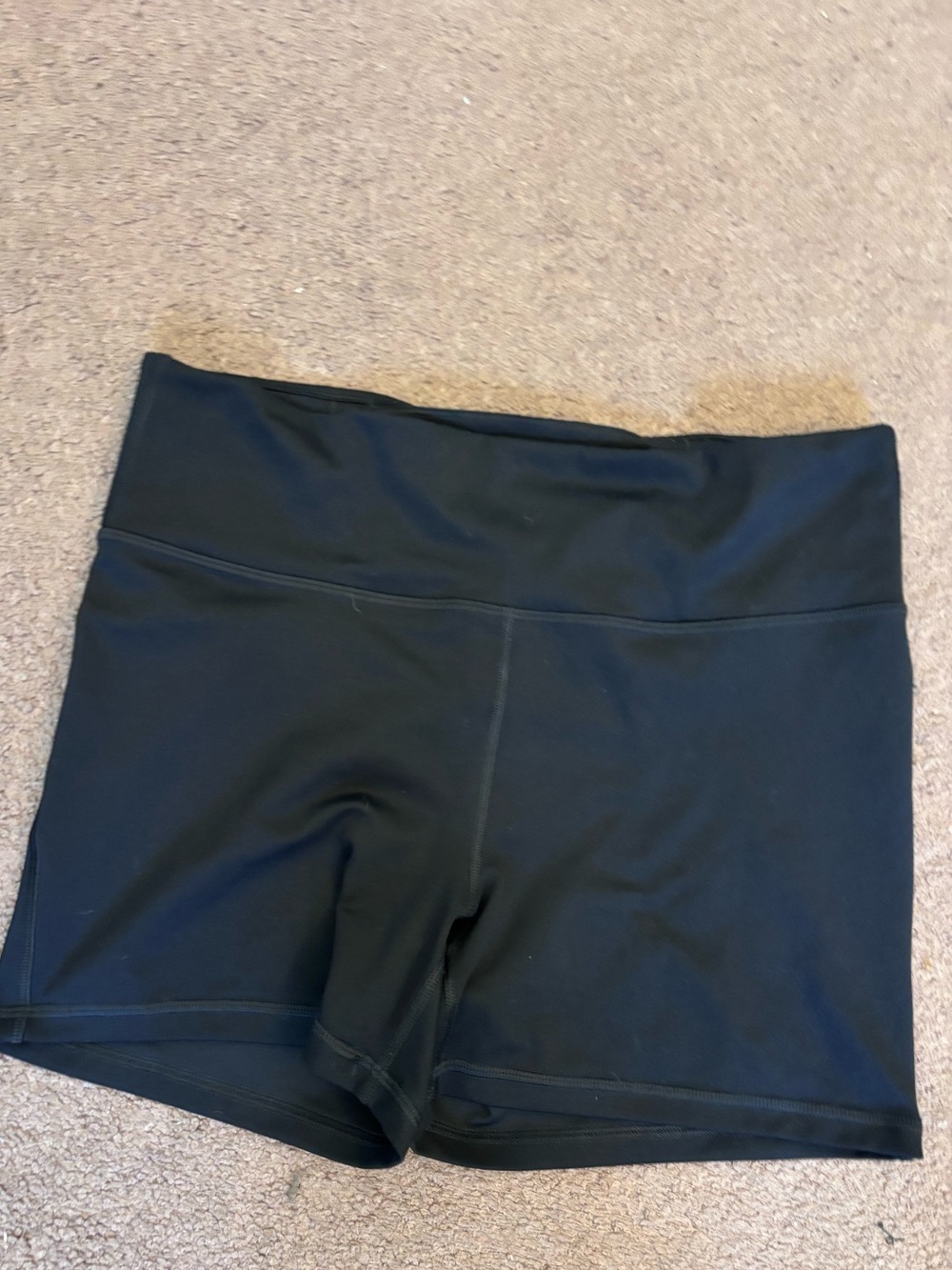 All in Motion black compression bike shorts size L